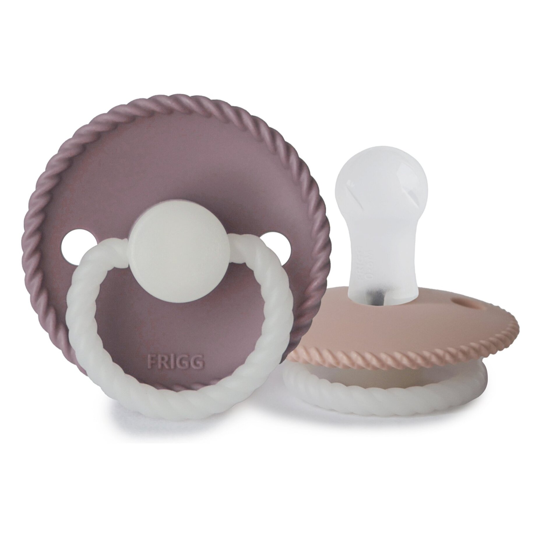 Frigg Pack 2 Chupetes Night Silicona Rope