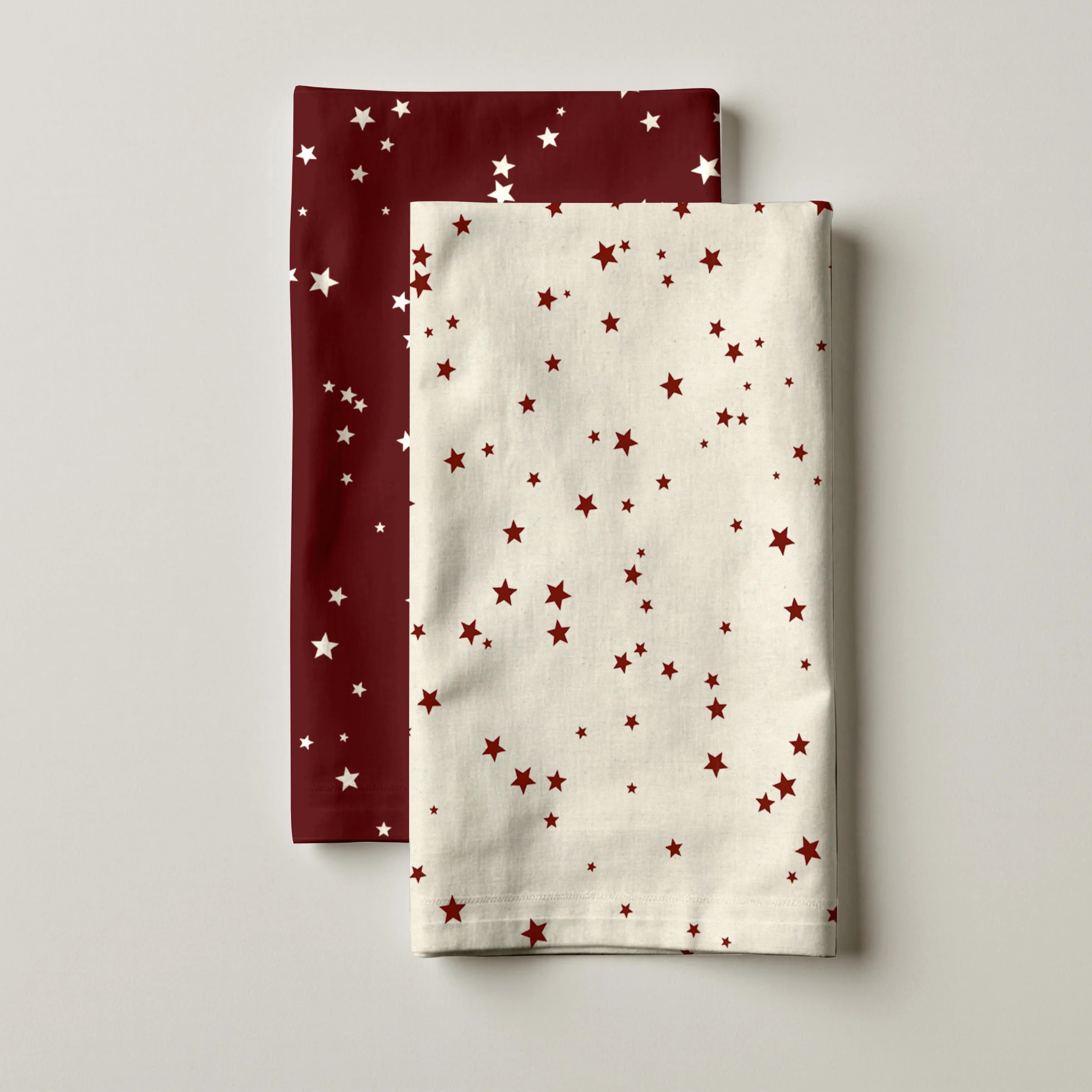 Lot de 2 torchons de cuisine Merry Christmas 23