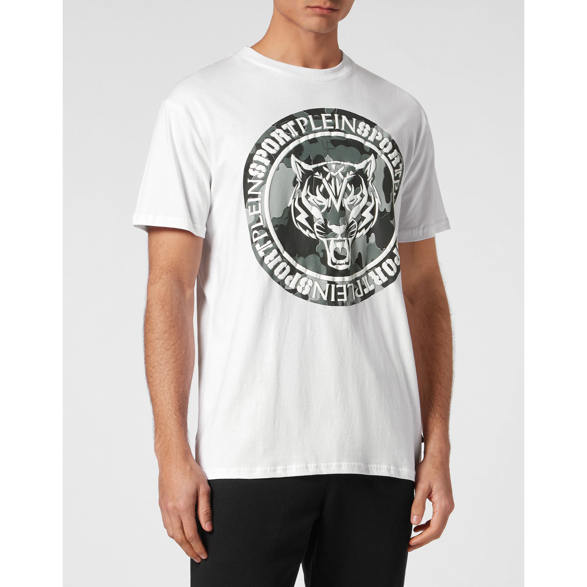 PLEIN SPORT Camiseta Cuello Redondo CARBON TIGER
