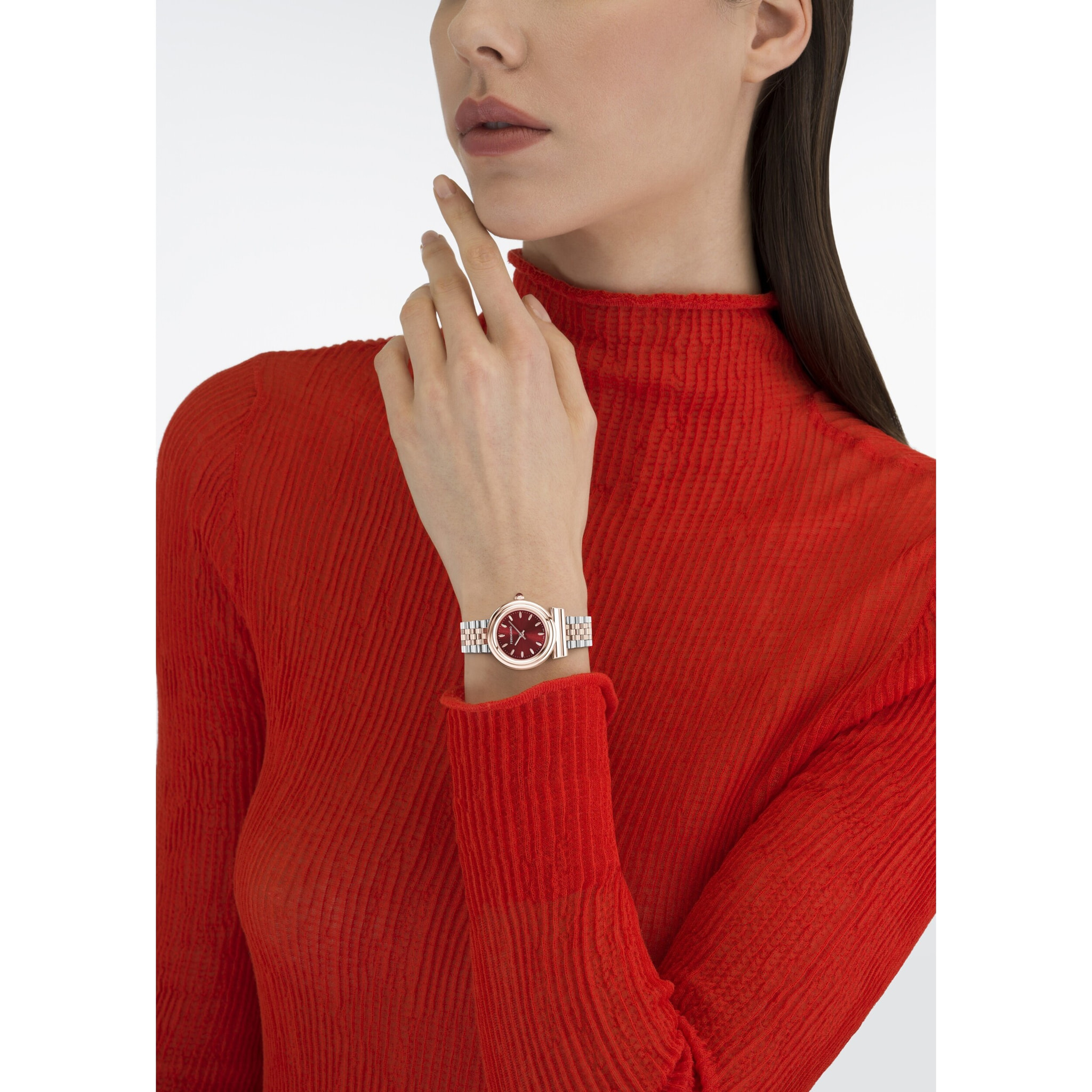 Ferragamo Reloj Analógico De Cuarzo Mv-Gancini