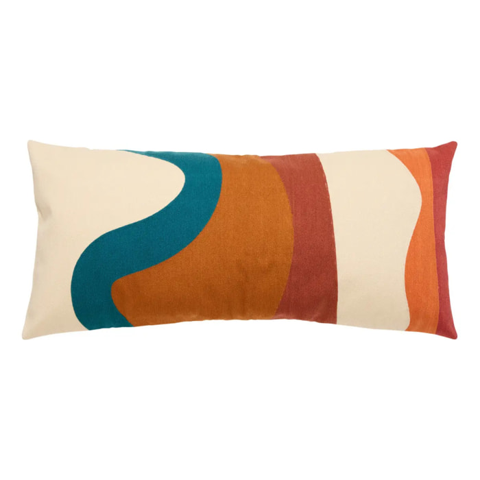 Coussin Homy rectangulaire 35x75cm orange