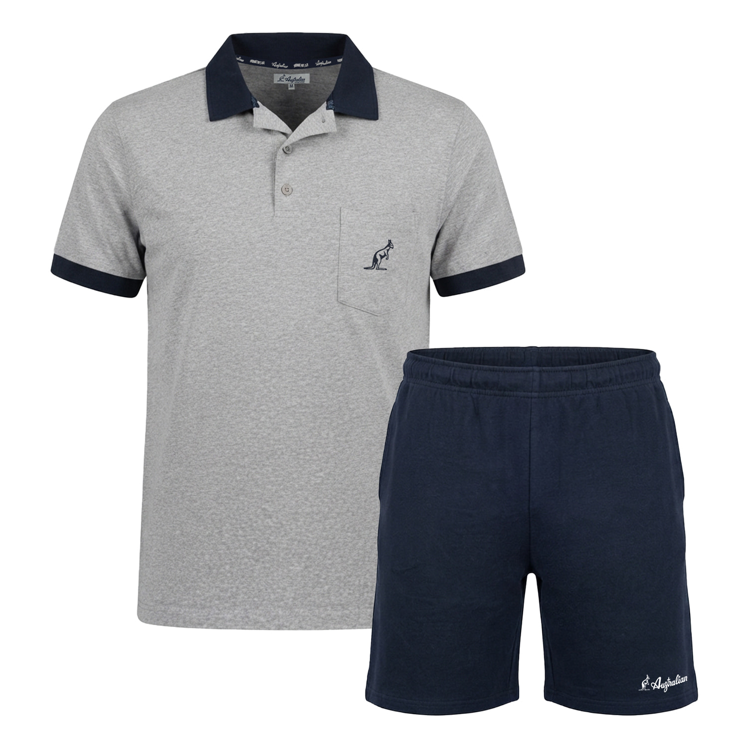 Completo Homewear Uomo Corto AUSTRALIAN Cotone