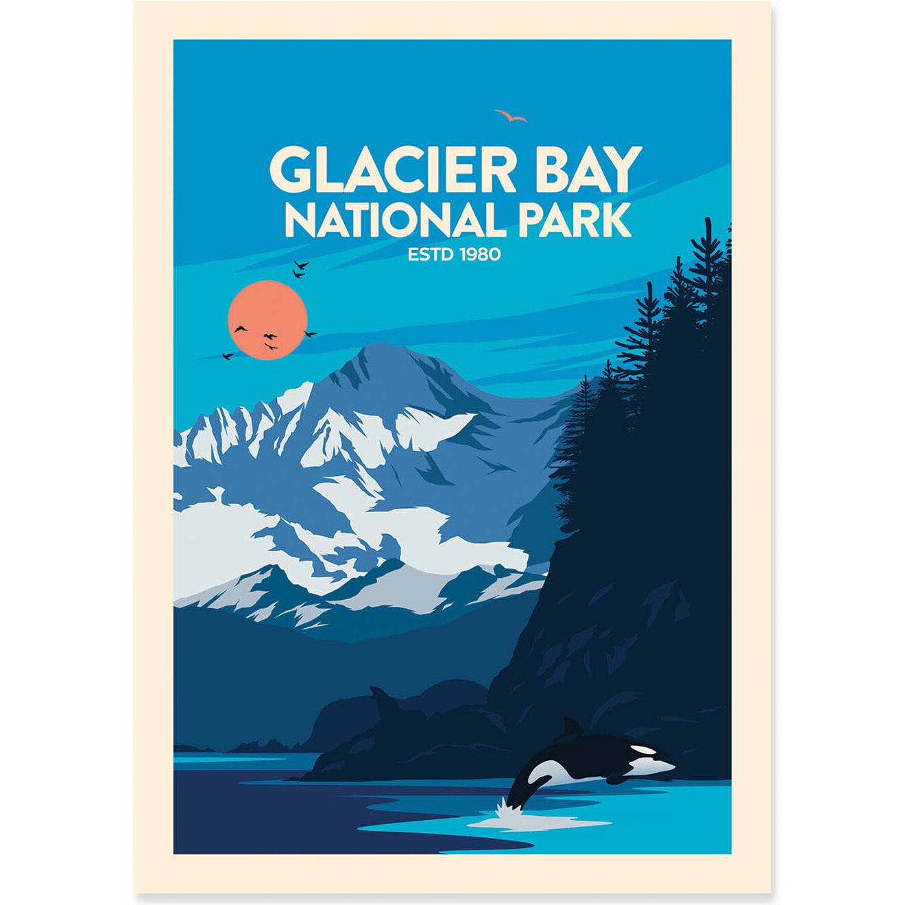 Affiche - Glacier Bay National Park - Studio Inception