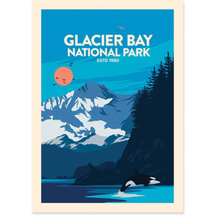 Affiche - Glacier Bay National Park - Studio Inception