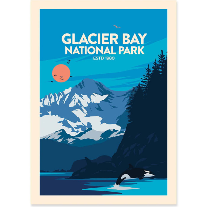 Affiche - Glacier Bay National Park - Studio Inception