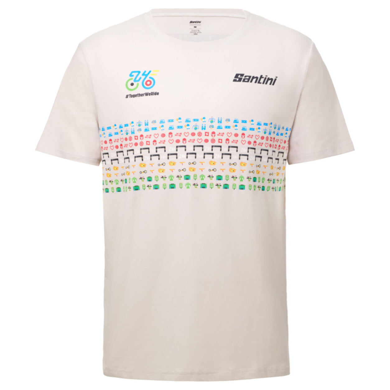 2024 Uci Road And Para-Cycling Road World Championships - T-Shirt Zurich - Blanco - Unisex