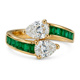 Anillo Darbia acabado oro amarillo 18k