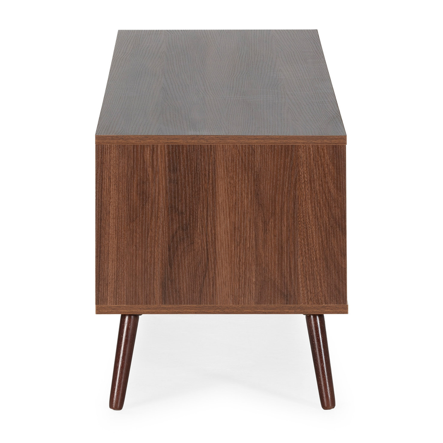 Mueble TV Lluvia 4 puertas efecto Nogal