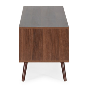Mueble TV Lluvia 4 puertas efecto Nogal