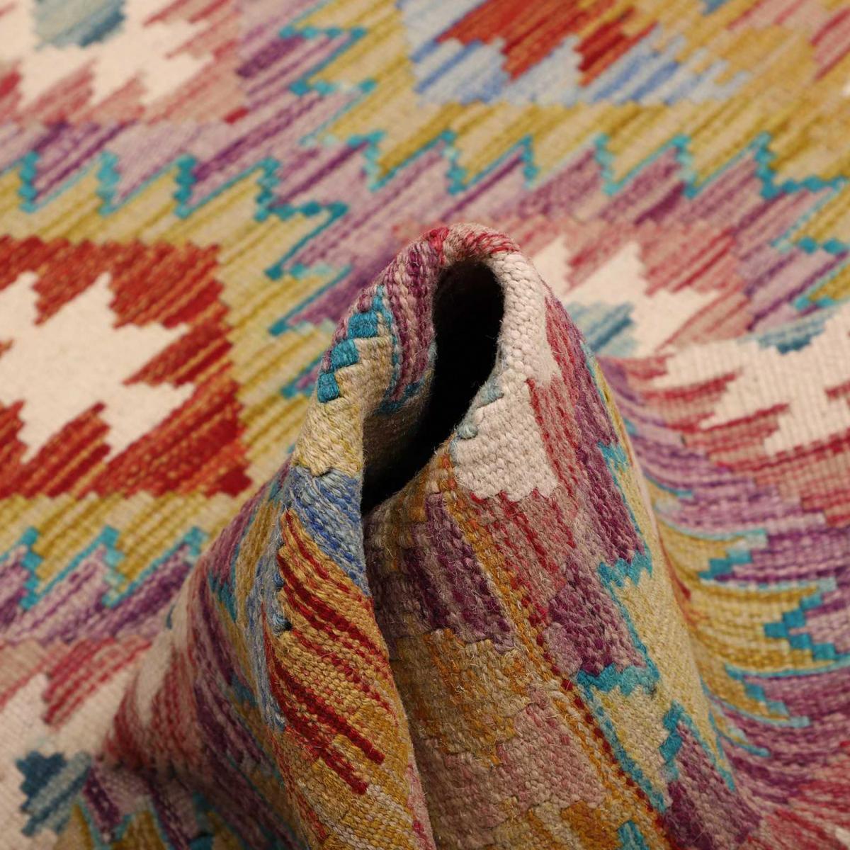 Tapis kilim ethnique authentique, tissé plat en laine, VIGUSIM