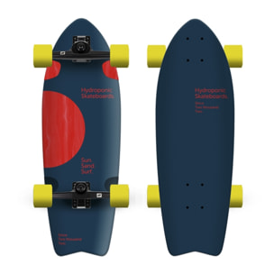 Surfskate Hydroponic FISH 28" Lunar Navy/Red