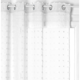 Voilage "Lily" blanc 140x240cm
