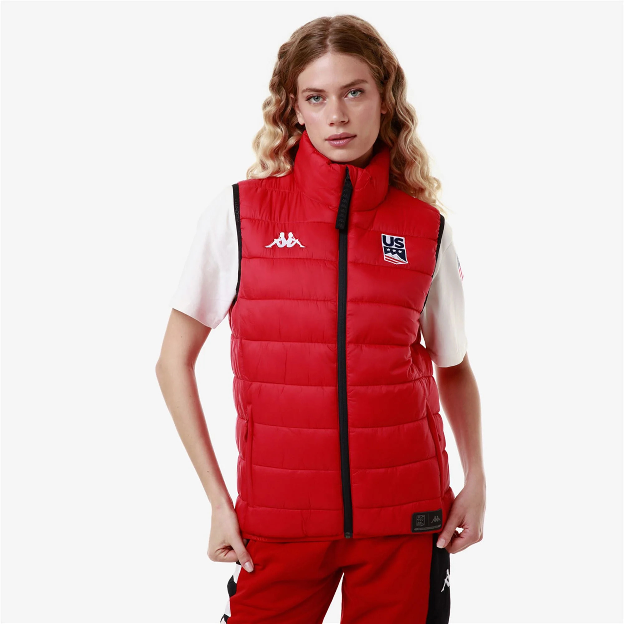 Kappa - Giacche Uomo Donna Rosso - 6CENTO 661 USA US