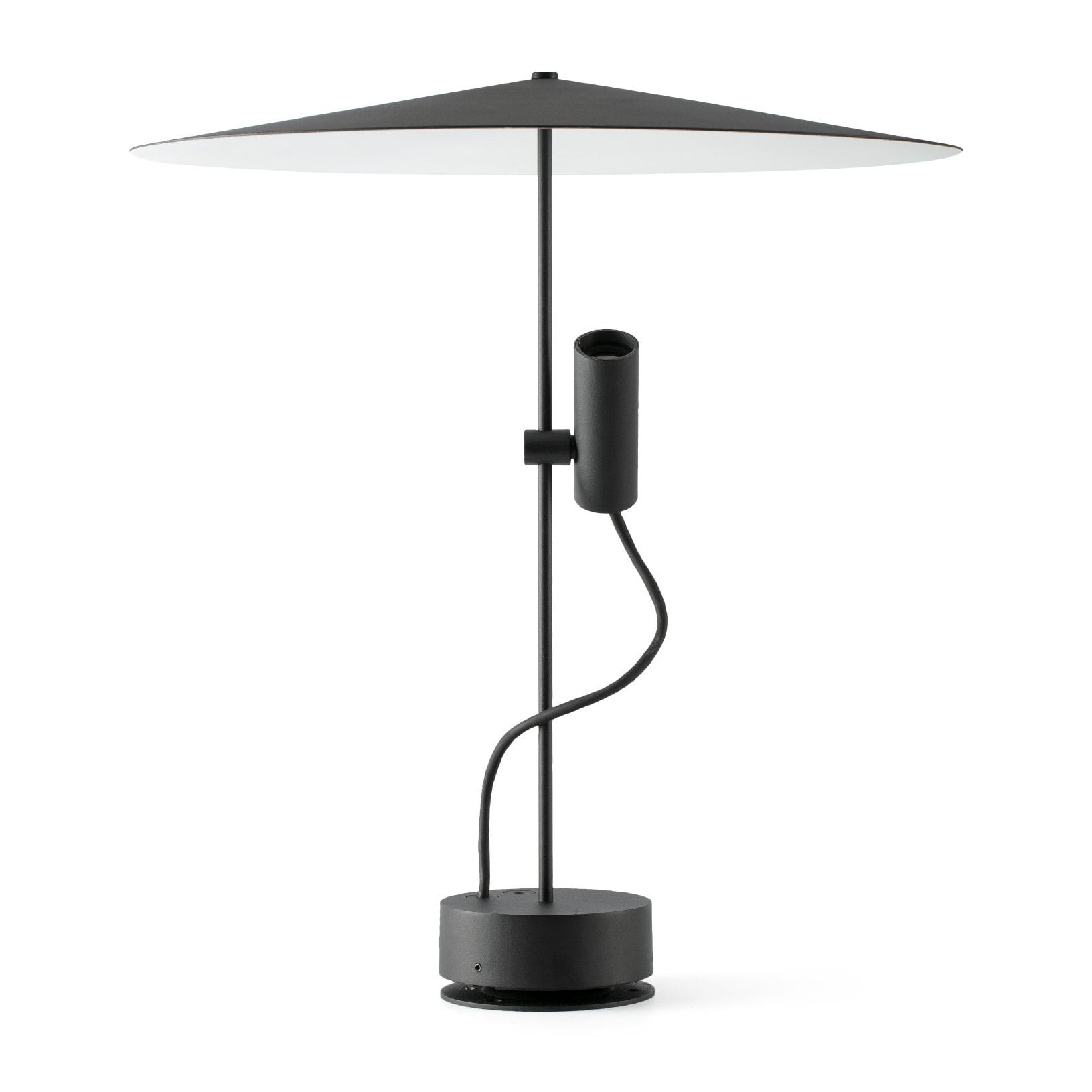 CLAP 512 Lampada paletti nero 6W 3000K 38º con schermo