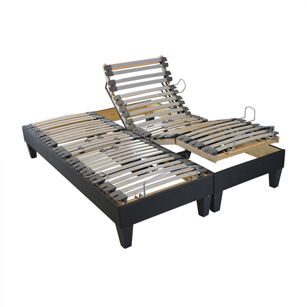 Ensemble Electrique AMIRAL | 2 Matelas + 2 Sommiers | 2 x 90 x 200 cm