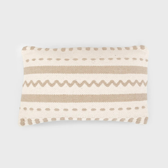 Cojín rectangular algodón Leito 30x50 - funda + relleno