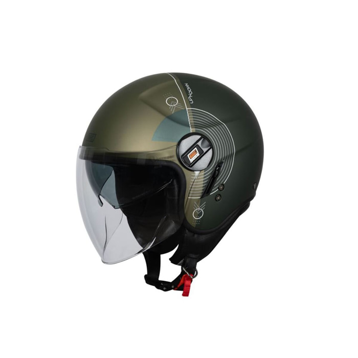 CASCO ORIGINE ALPHA UPNDOWN GREEN MATT (ECE22.06)