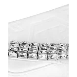 PHILIPP PLEIN Leather Mini Shoulder Embossed  Monogram