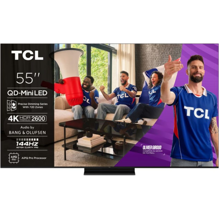 TV Mini Led TCL 55C79K 2025-55 pouces (139cm)