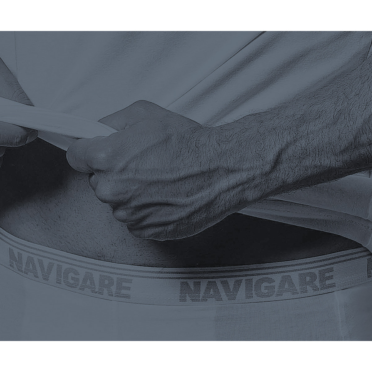 Boxer Uomo Navigare, Art.873/E Assortito (2 Neri + 1 Blu + 1 Grigio) M