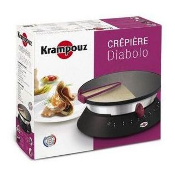 Crêpière KRAMPOUZ Diabolo noir CEBPF2BO