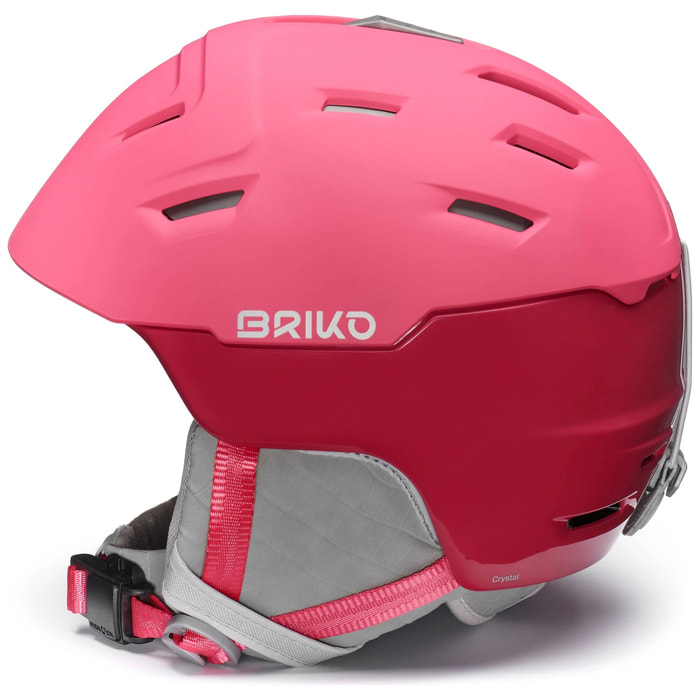 Briko - Caschi, Donna, Rosso - Crystal 2.0
