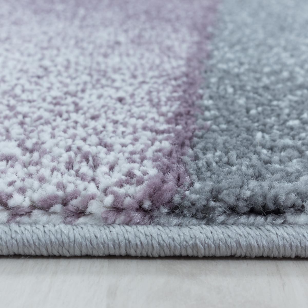 Tapis salon et chambre tissé motif pastel BECA