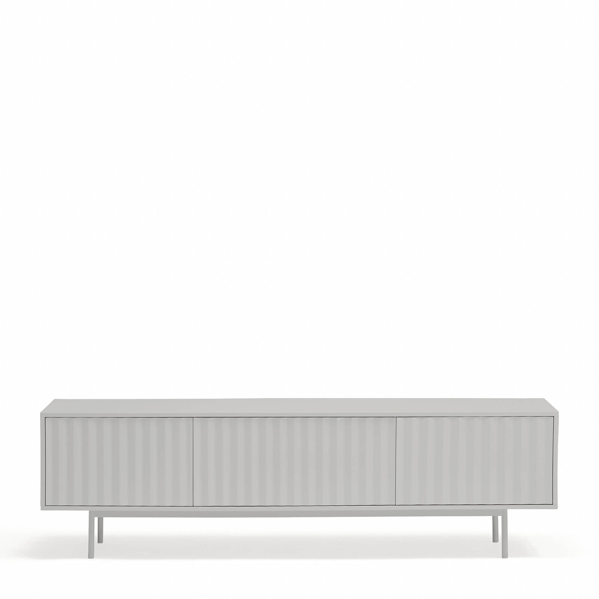 Mueble de televisión Sierra 3 puertas gris claro
