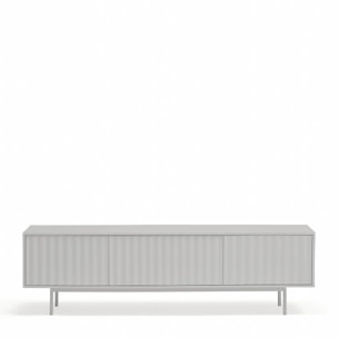 Mueble de televisión Sierra 3 puertas gris claro
