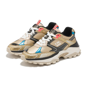 Zapatillas Deportivas de Mujer 347 Track Flame Oro / Negro