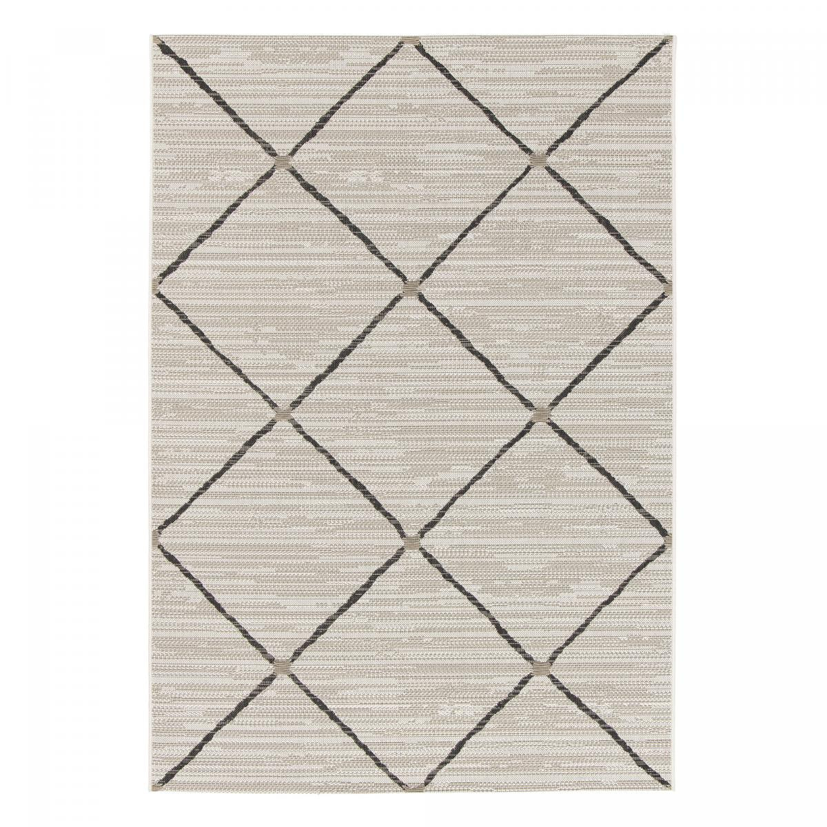 Tapis extérieur tissé kilim rectangle JARU