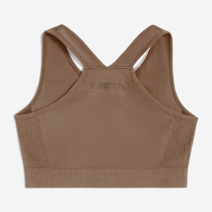 Reggiseno seamless sostegno medio con spalline incrociate