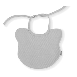 Babero Osito London Gris Talla Uni