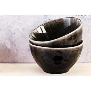 Bol MOON Ø14,5cm - 6 pièces - Encre