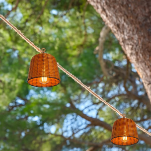 Guirlande solaire FORMENTERA 10 LED 8M