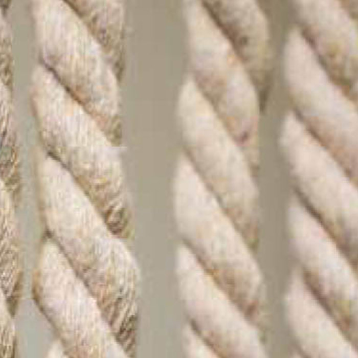 Rideau de porte en corde tressée - Ecru