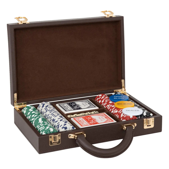 Jeu de poker Jule 30x21x10cm