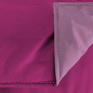 TRAPUNTA INVERNALE ELEGANT, 300gr, Microfibra, Doubleface, Made in Italy - FUCSIA/LILLA