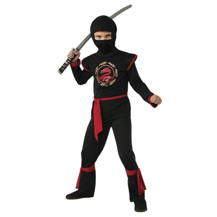 DISFRAZ DRAGON NINJA NEGRO INF