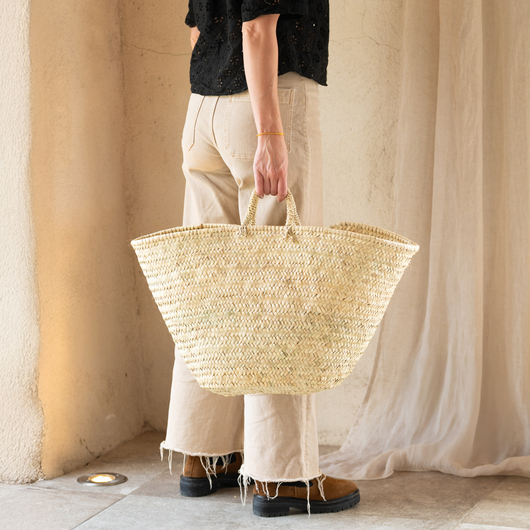 Panier pour le marché Palm - Naturel