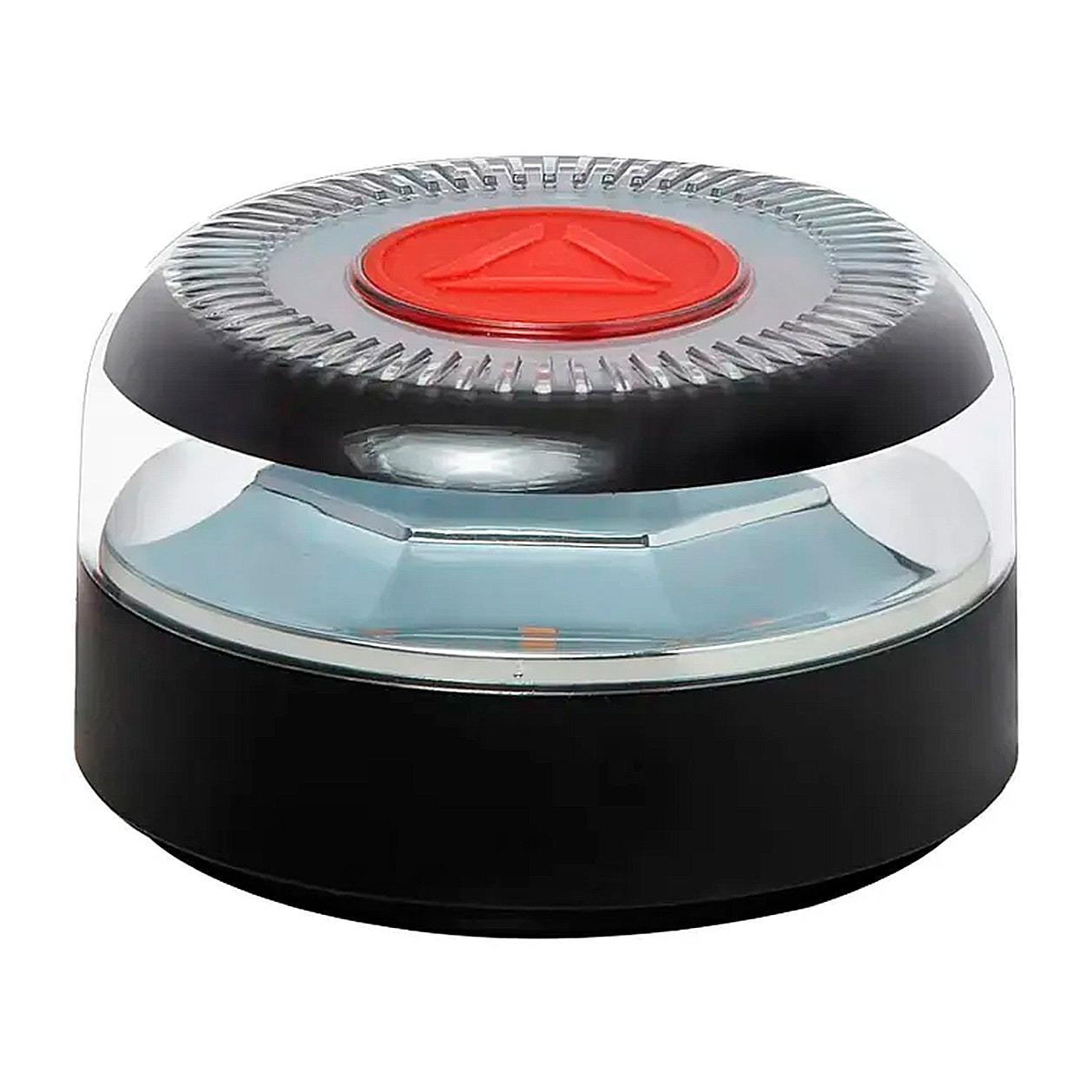 Baliza V16 geolocalizada Tikuak homologada DGT 3.0 con luz LED ámbar 360°, 8 LEDs, pilas incluidas y resistente a agua y viento