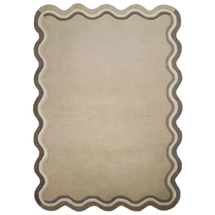 Tapis en laine LEO SCALLOP