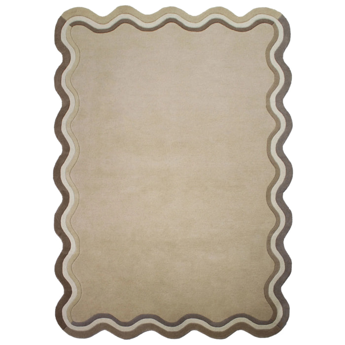 Tapis en laine LEO SCALLOP
