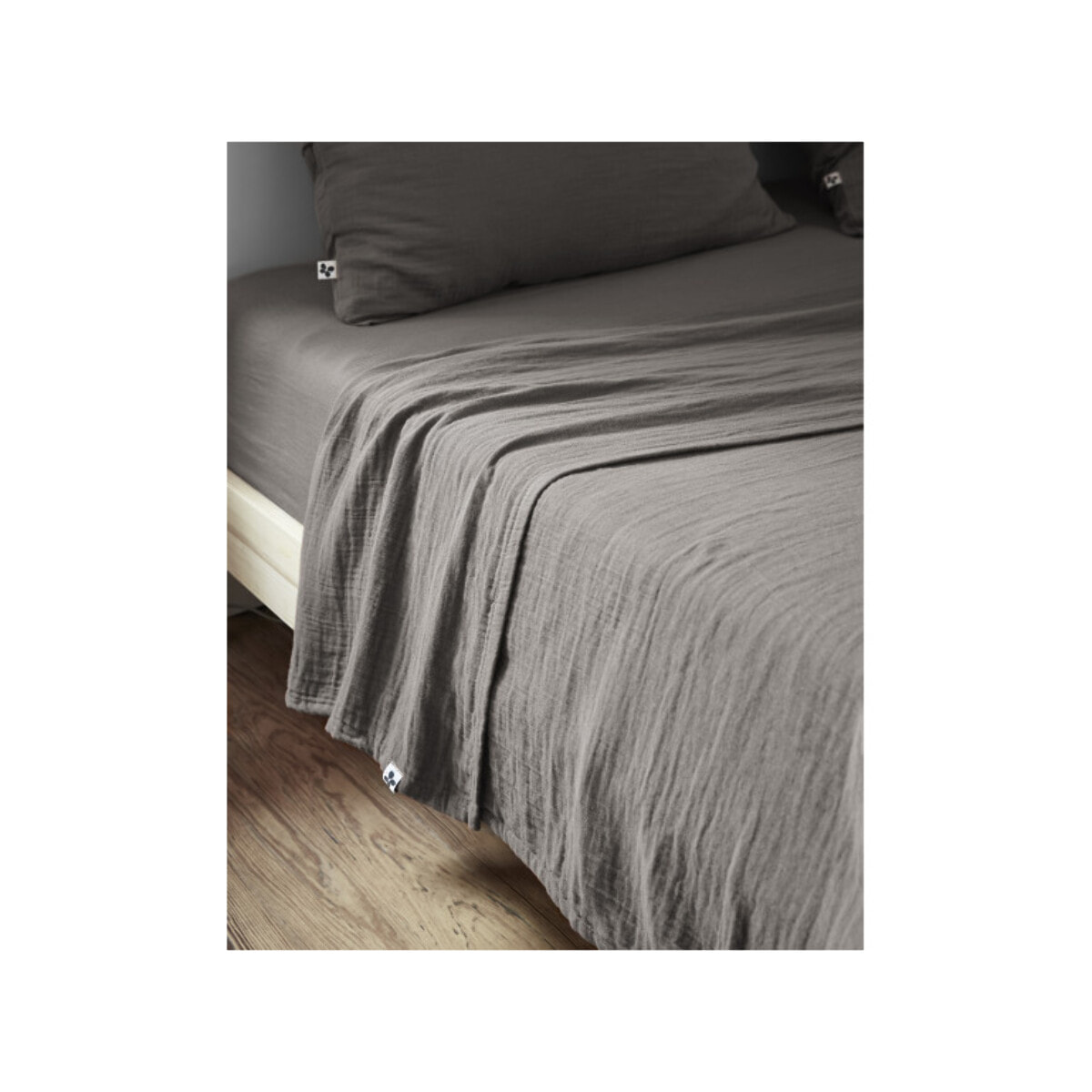 Drap plat en gaze de coton 240 x 300 cm - GAIA