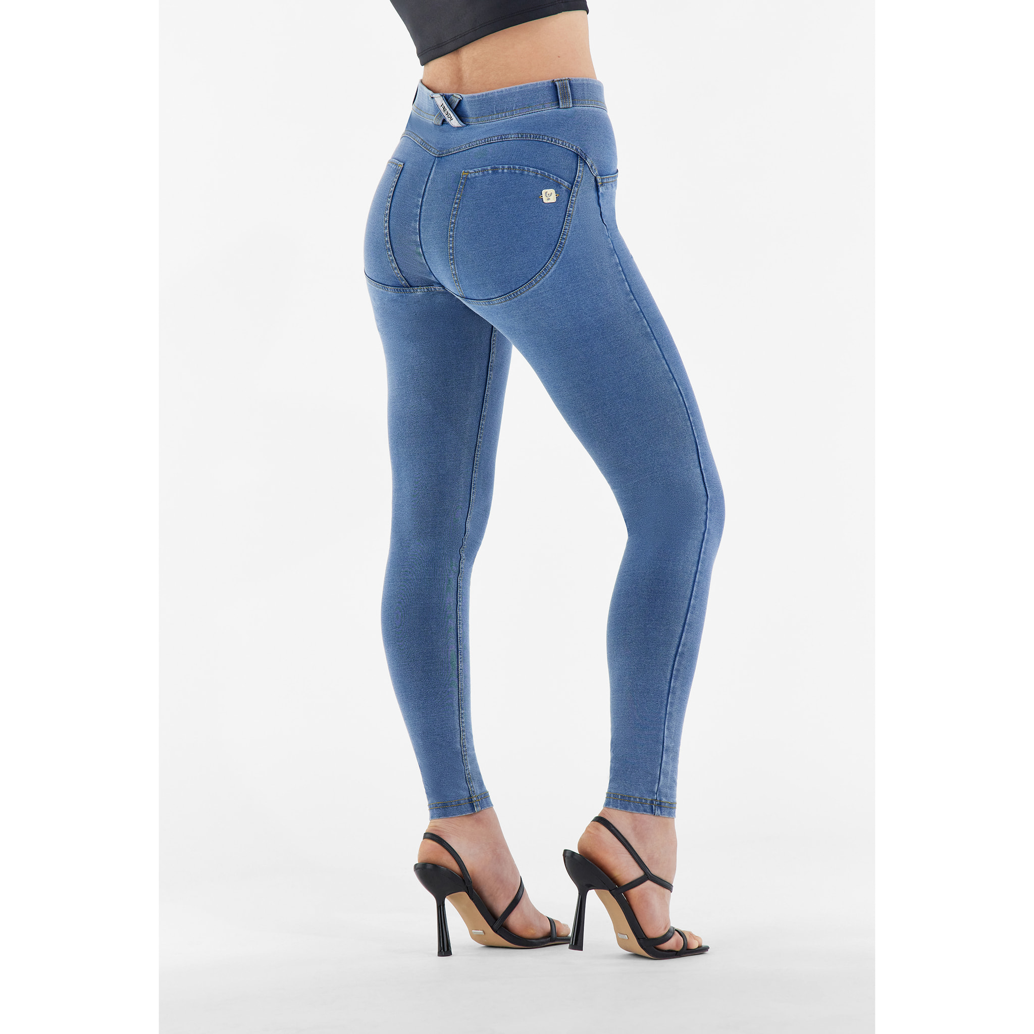 Jeggings push up WR.UP® curvy gamba superskinny jersey-denim