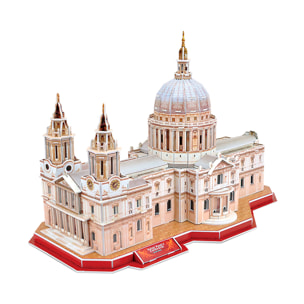 Puzzle 3D della Cattedrale di San Paolo a Londra. Comprende 107 pezzi che possono essere assemblati senza strumenti o colla. Raccomandato per bambini oltre i 3 anni.