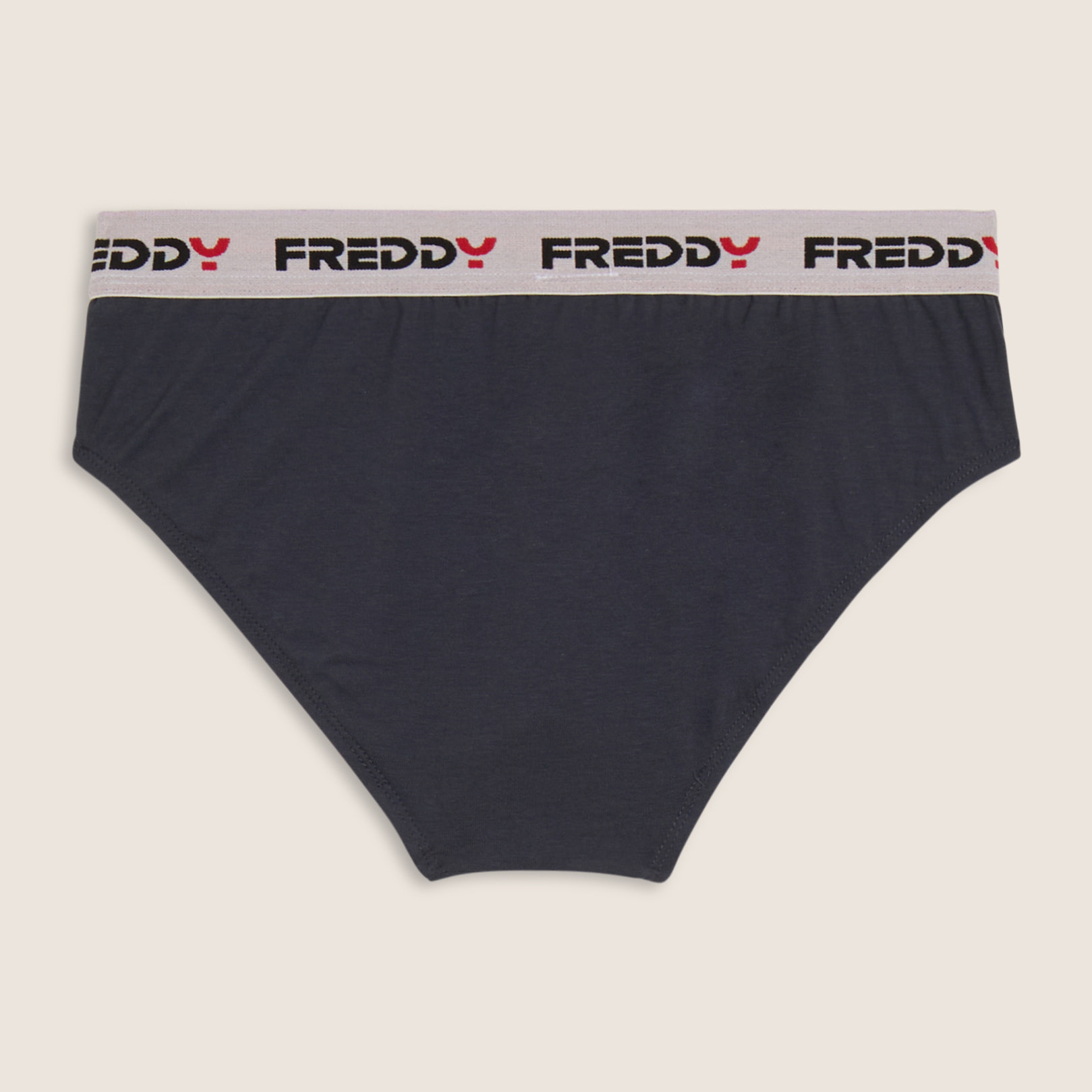 Slip Uomo con Elastico Jacquard a Contrasto e Logo