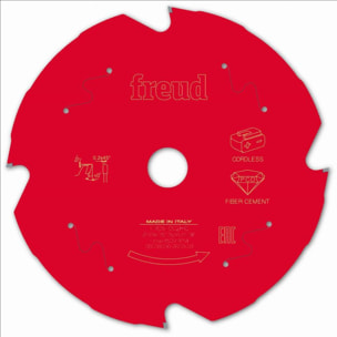 Lame diamant pour scie circulaire portative sans fil FREUD - Ø160 1,8/1,2 AL20 Z4 TD 10° - F03FS10095 -FR06F002HC