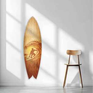 Planche de surf décorative Barrel Tableau alu Dibond