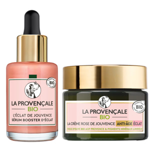 La Provençale Bio Or de Jouvence Eclat de Jouvence Routine Rose Peau Eclatante